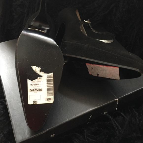 Black suede dolce and gabbana shoes - Picture 5 of 7